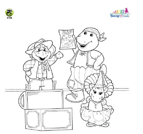 printable barney coloring pages hubpages