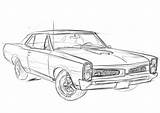 Gto Pontiac 1967 Coloring Pages Deviantart Template sketch template