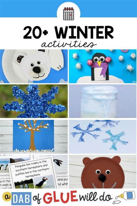 winter activities  kindergarten activities