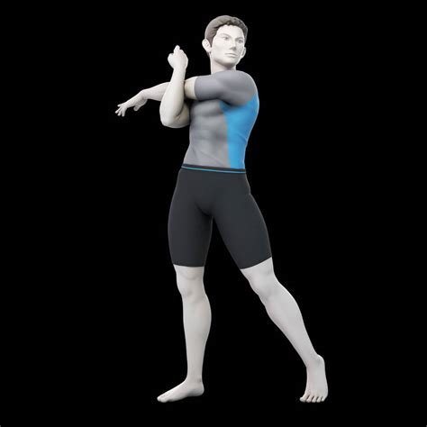 Blast Your Core Male Wii Fit Trainer Tf Tg By Choyeeun On Deviantart