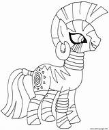 Pony Coloring Little Pages Zecora Printable Color Drawing Template Print Equestria Fluttershy Girls Supercoloring Book Prints Getdrawings Kids sketch template