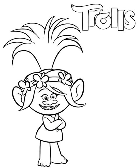 poppy coloring pages  coloring pages  kids poppy coloring