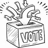 Voto Urna Voting Ballot Similares sketch template