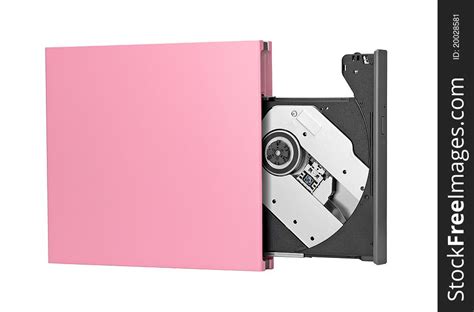 portable slim external cd dvd  stock images   stockfreeimagescom