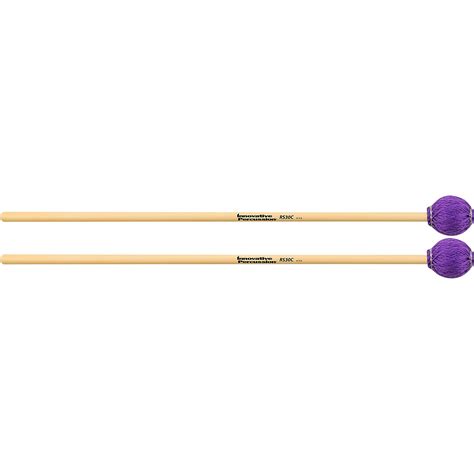 innovative percussion rattan marimbavibraphone mallets medium hard purple cord musicians friend