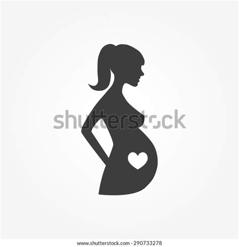 pregnant woman sign icon vector women stock vector