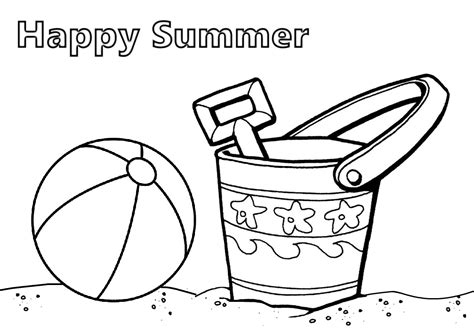 beach fun coloring pages beach coloring pages    print