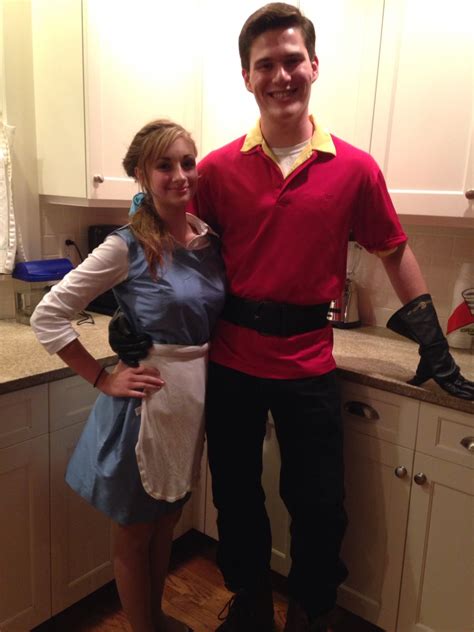 Belle And Gaston Home Made Costumes Halloween Party
