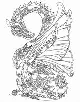 Drachen Zendoodle Majestic Draak Kleurplaat Omeletozeu Chinois Macmillan Lizards Erwachsene Zentangles Feuervogel Zentangle рисунки животных Tiere Kinderbilder Enge Kleurplaten Mandalas sketch template