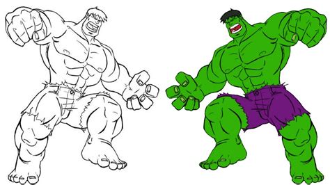 hulk coloring book pages  kids superhero colouring video learn