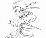 Coloring Naruto Pages Uzumaki Popular Anime sketch template