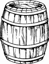 Barrel Clipart Drawing Cask Beer Kentucky Duromine Barrels Drawings Coloring Draw Wooden Wood Donkey Hand Kong Pages After Bourbon Treasures sketch template
