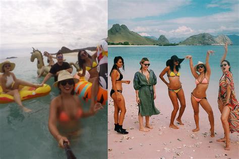 Posting Foto Berbikini Seksi Di Tepi Pantai Luna Maya