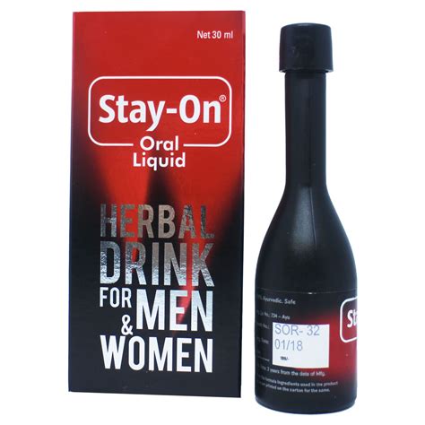 Stay On Herbal Drink For Men And Women Energy Booster Syrup