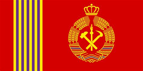 attempt  designing  monarcho communist flag  feedback  rleftistvexillology