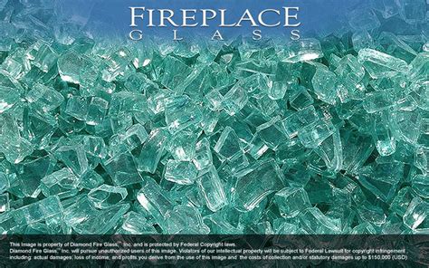 Emerald Green Crystal Fireplace Glass Fireplace Glass