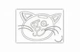 Coloring Tomcat Bored sketch template