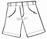 Abbigliamento Disegni Colorare Pantalones Menina Imagui Boxer Banho Immagini sketch template