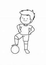 Fussballspieler Ausmalen Malvorlage Kinder Kleiner Ausmalbilder Zeichnen Malvorlagen Fußballspieler Kostenlose Familie Niño Jugando sketch template