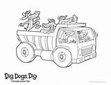 Coloring Pages Kenworth Dig Dogs Getdrawings Drawing sketch template