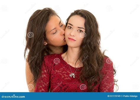 Portrait Of Beautiful Lesbian Couple In Love Stock Image Image 51119749