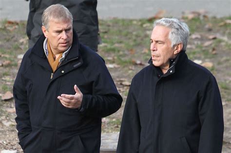 Prince Andrew Jeffrey Epstein Photo In Park