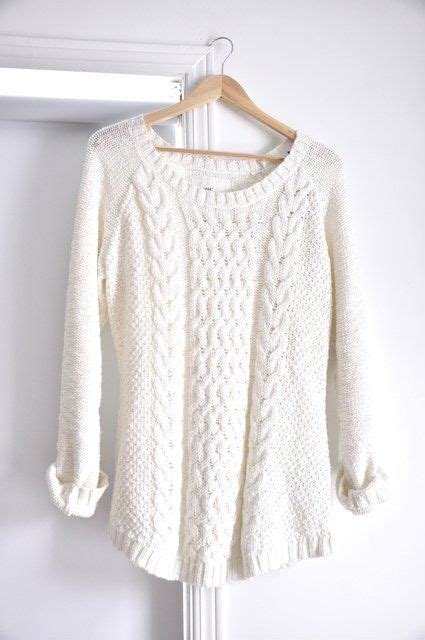 pin by brooks harris on style ish white knit sweater