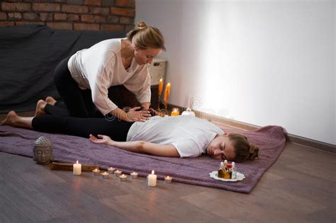 relax and enjoy in spa salon getting thai massage by professional