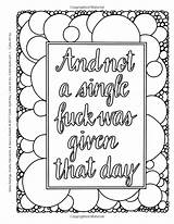 Coloring Pages Adult Sassy Printable Sayings Color Snarky Book Adults Word Sheets Swear Amazon Quote Books Swears Saucy Sarcasms Fuck sketch template