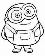 Bob Coloring Pages Minion Getcolorings Printable sketch template