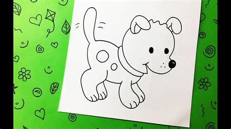 Cómo Dibujar Un Perro Paso A Paso Fácil Y Rápido How