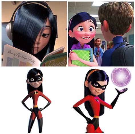 The Incredibles’ Characters Evolution 💜🎆 Disney Amino
