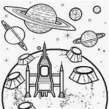 Astronomy Coloring Kids Moon Printable Space Pages Surface Rocket Crater Nasa Drawing Big Activities Fun Planet Color Landing Base Super sketch template