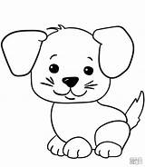 Puppy Coloring Cute Easy Pages Coloringbay Cartoon Dear Welcome Friends Source Children sketch template