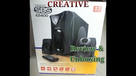 creative sbs  unboxing  review youtube