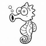 Seahorse Coloring Books Pages Last sketch template