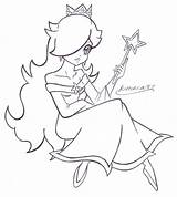 Rosalina Coloring Pages Princess Peach Daisy Mario Print Colouring Lines Lovely Printable Deviantart Super Getdrawings Popular Anime Library Clipart sketch template