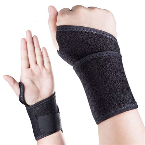 peroptimist wrist brace left  hand adjustable wrist strap hand support brace  ganglion