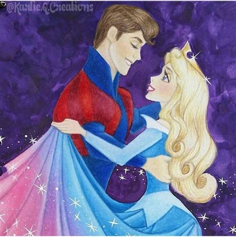 Princess Aurora And Prince Philip Having A Romantic Dance