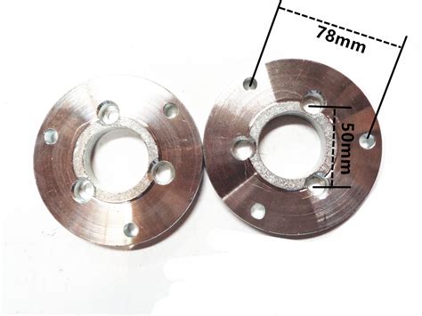 stud pcd mm cnc alloy wheel hub adapter  mm axle pair ebay