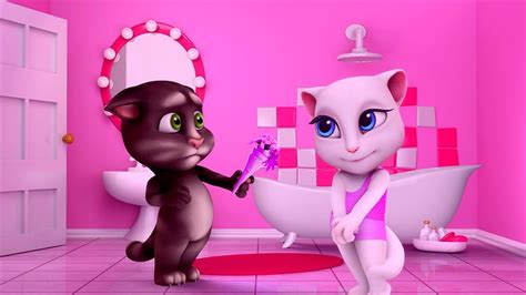 my talking angela great makeover my talking tom episode