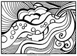 Abstract Coloring Pages Printable Colouring Cool Print Kids sketch template