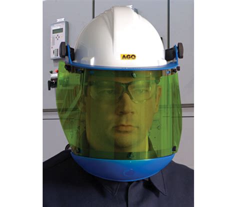 Arc Resistant 10cal Face Shield Complete W Hard Hat Ago