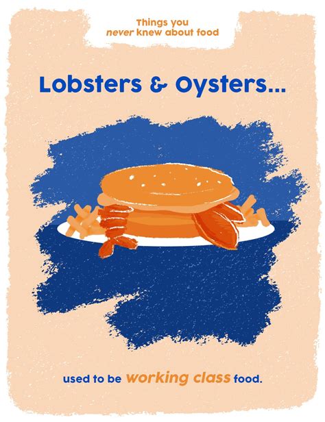 things you never knew about food graphics lobsters were working class