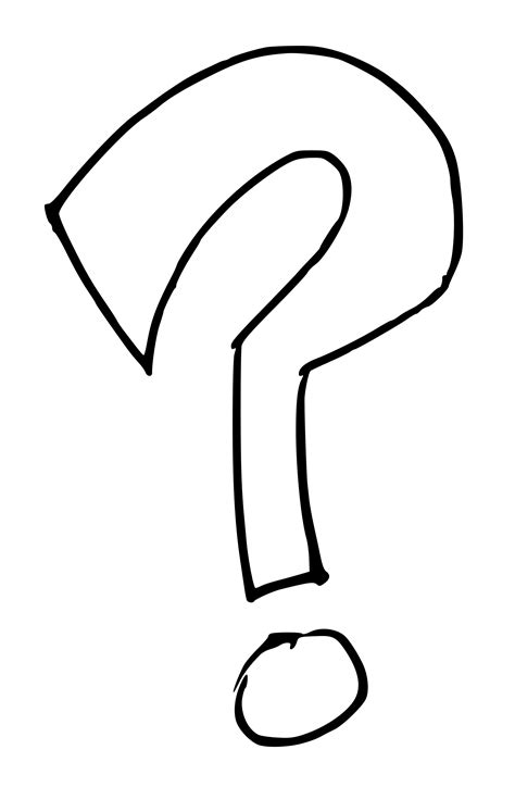coloring page question mark    clipartmag