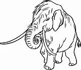 Mammoth Coloring Baby Pages Printable Gif Version Click Categories Supercoloring sketch template
