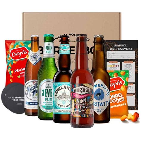 alcoholvrij bierpakket cadeau geven met snacks proefformulieren