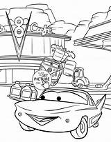 Coloring Pages Disney Cars Kids Chick Hicks Printable Printables Cafe Malebøger Colouring Wuppsy Sheets Race Boys Track Cartoon Gratis Malesider sketch template
