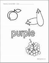 Purple Coloring Pages Color Getcolorings Printable sketch template