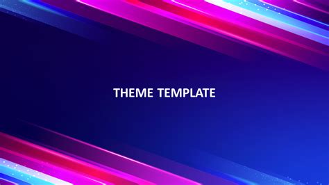 stunning theme template powerpoint  design